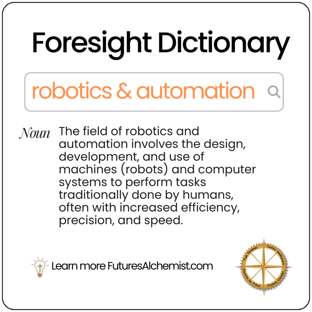 Foresight Dictionary robotics & automation