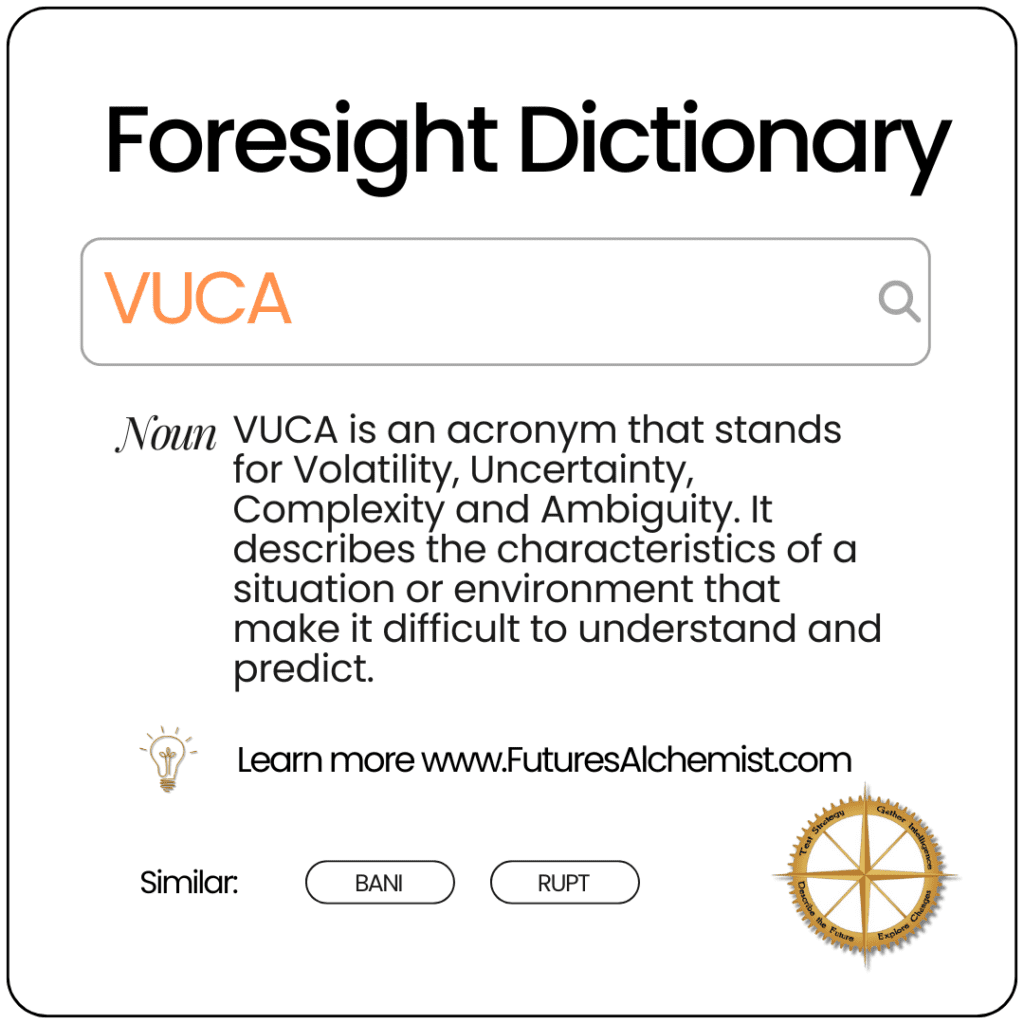 Foresight Dictionary VUCA